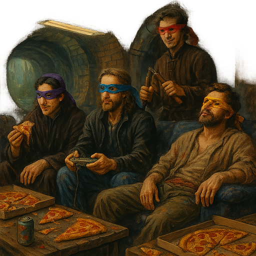 Renascença Ninja no Esgoto