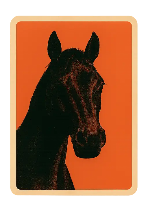 Cavalo Vintage Halftone