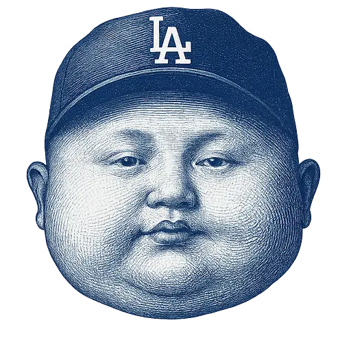 Rosto gravura azul com boné