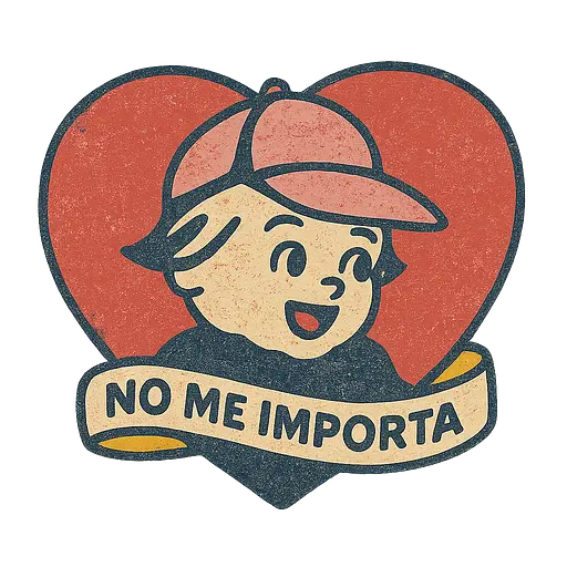 No Me Importa Rough Vintage Transparente